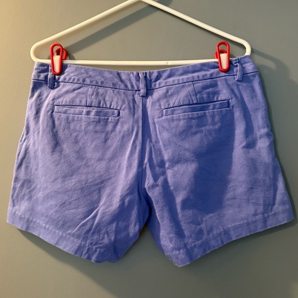 Lilly Pulitzer Callahan Shorts Women's Sz 4 Textured Purple Pockets Belt Loops - Picture 5 of 5